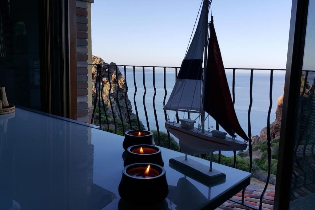 Tanca Piras - Emozioni A Strapiombo Sul Mare!!! Villa Nebida Bagian luar foto